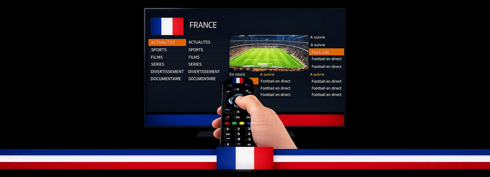 French IPTV Hero Image