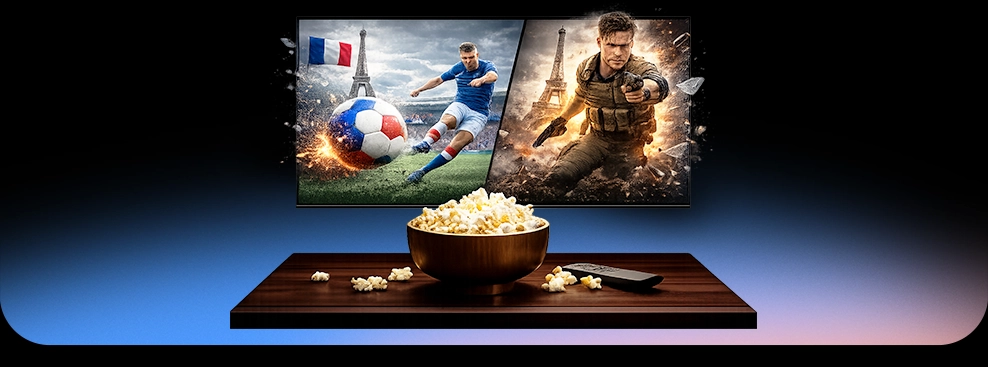 French IPTV Hero Image